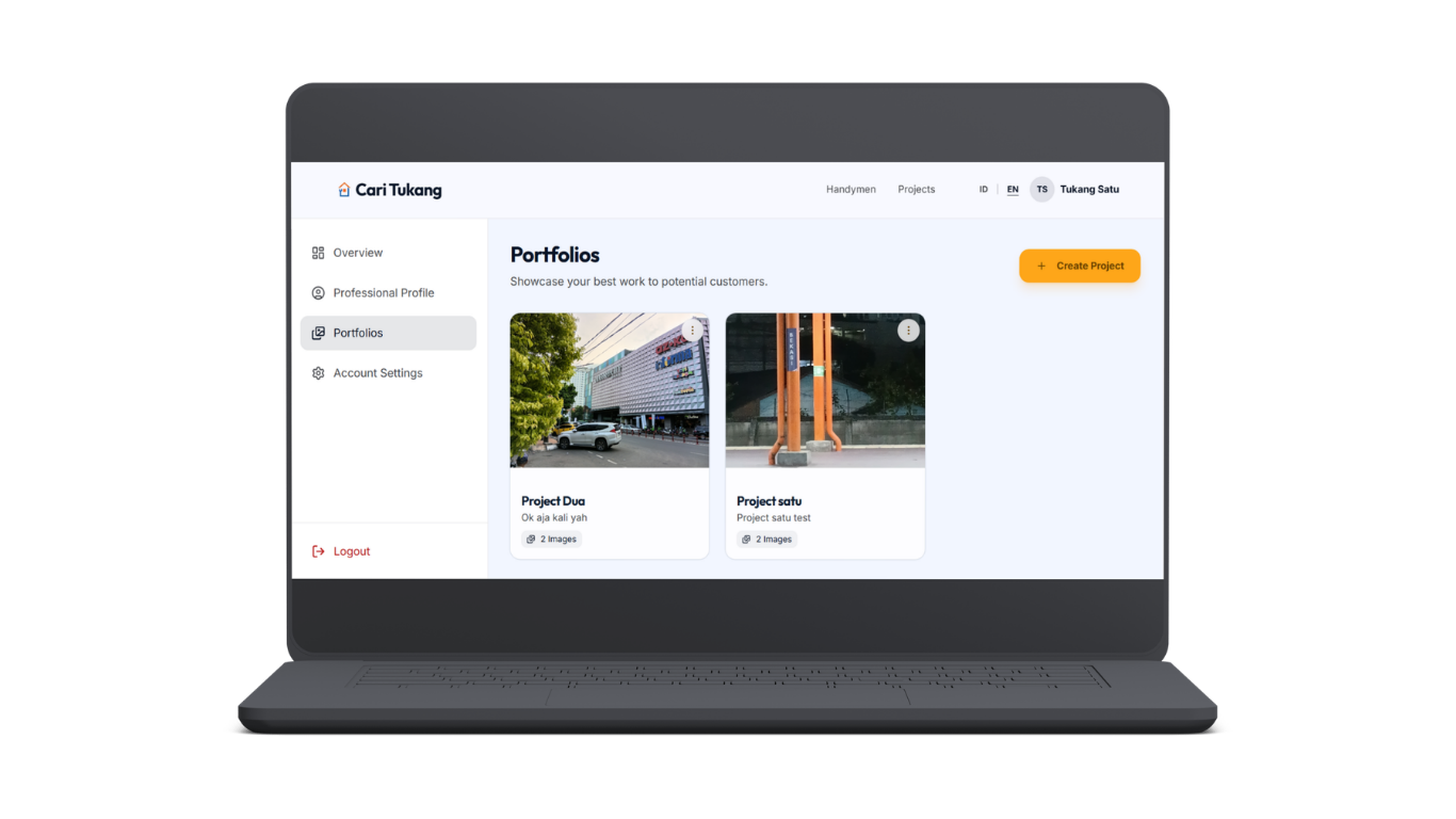 Cari Tukang - Handymen Marketplace Image